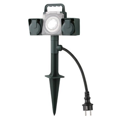 Piquet de jardin électrique 2 prises programmables Blyss