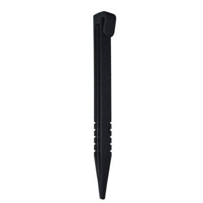 Piquets à planter ecofirst pvc noir lot de 12 pièces h.26.5 x l.5 cm