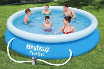 Piscine autoportante gonflable Fast Set ronde ⌀3,66 m x H.76 cm Bestway