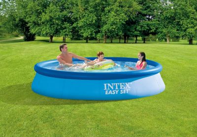 Piscine autoportante ronde Intex Easy Set Ø366 x H76 cm avec filtration