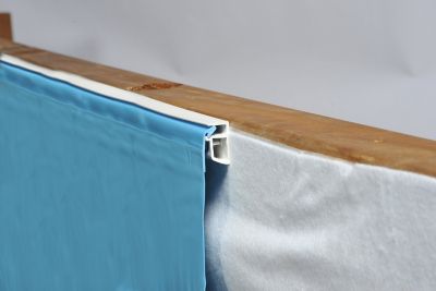 Piscine bois Blooma Lunda liner bleu ø4,12 x h.1,19 m