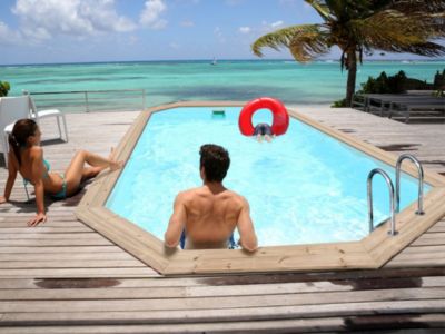 Piscine bois " Cordoue "  3.48 x 2.15 x 1.18 m