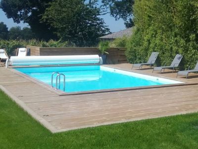 Piscine bois en kit rectangle "Oceano "  9.20 x 5.20 x 1.44 m