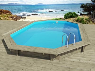 Piscine bois "Florida 130"  6.57 x 4.57 x 1.31 m