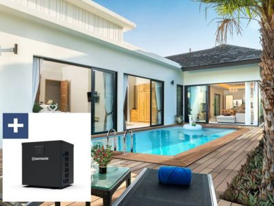 Piscine bois rectangle " Aruba 120  " 5.00 x 3.00 x 1.24 m