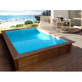 Piscine bois rectangle " Toledo " 3.00 x 2.00 x 0.71 m