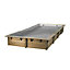 Piscine bois rectangulaire Ibiza liner gris 3,5 x 6,5 x h.1,4 m