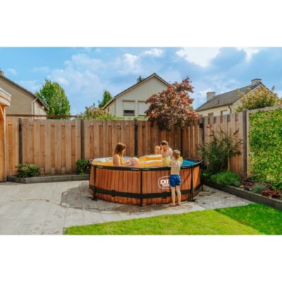 Piscine EXIT Lime D300x76cm avec pompe filtrante vert