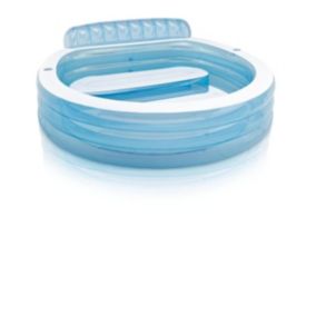 Piscine gonflable Aqua Lounge avec banc Intex
