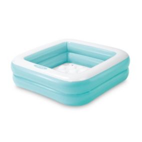 Piscine gonflable carrée Bleu - Intex