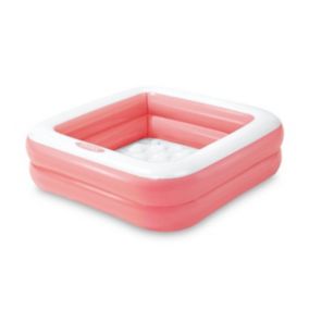 Piscine gonflable carrée Rose - Intex