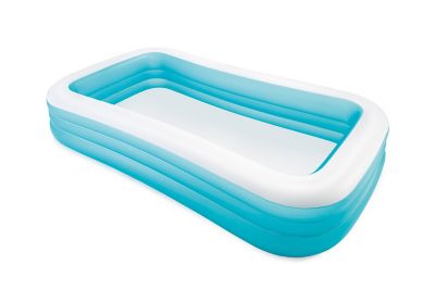 Piscine gonflable enfant Intex rectangulaire givrée 3,05 x 1,83 m x 0,56 m