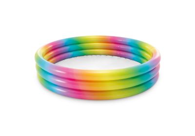 Piscine gonflable pour enfant arc-en-ciel Intex ø1,74m