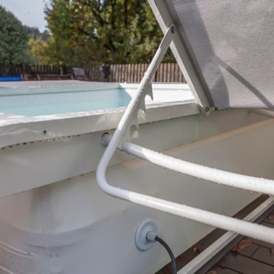 Piscine hors sol acier Gré Mariposa 2,82 x 2,19 m avec 2 transats