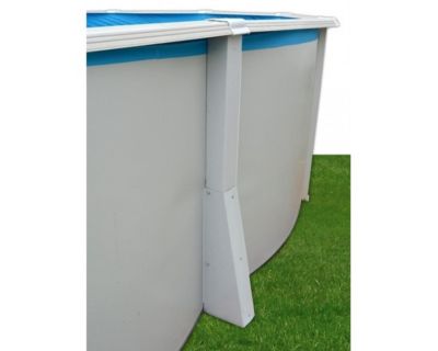Piscine hors-sol acier Toi MAGNUM COMPACT ovale 550x366x132cm filtre 3.6mh-3