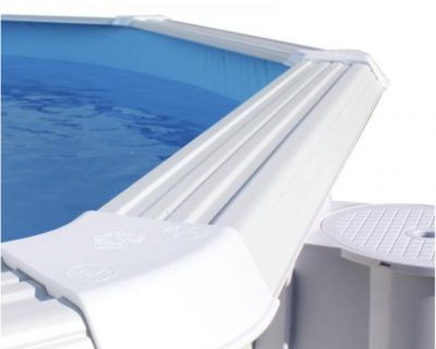 Piscine hors-sol acier Toi MAGNUM ovale 900x457x132cm filtre à sable 8.5m3-h