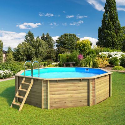 Piscine hors sol bois Procopi Tropic ø5,05 x h.1,20 m