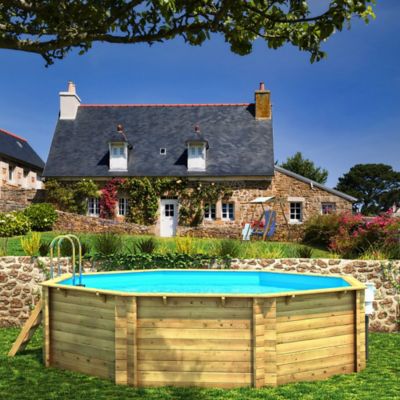 Piscine hors sol bois Procopi Tropic ø5,05 x h.1,20 m