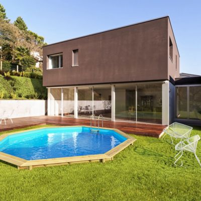 Piscine hors sol bois Procopi Weva 530 ø4,30 x h.1,33 m