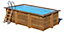 Piscine hors sol bois rectangulaire Gré Marbella LDD 4,20 x 2,70 x h.1,17 m