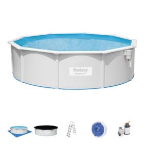 Piscine Hors Sol en Acier Bestway Hydrium 460x120 cm Epurateur a Sable de 5 678 litres/heure
