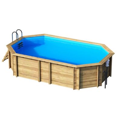 Piscine hors sol en bois Procopi Weva Ø6.40 x H 1.46 m
