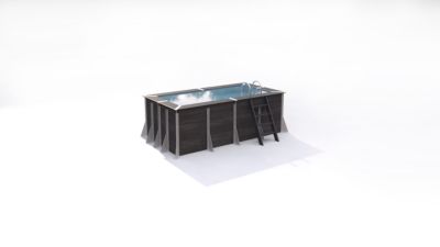 Piscine hors sol rectangle Brehal 1,67 x 3,26 x 1,2