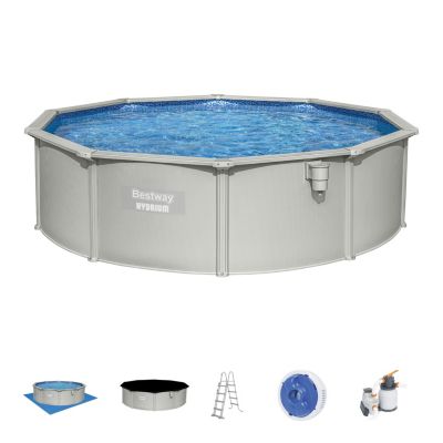 Piscine hors sol ronde Hydrium 460 x 120 cm