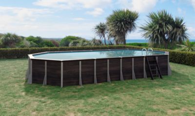 Piscine Octogonale Romagny 8,70 x 3,93 x 1,2
