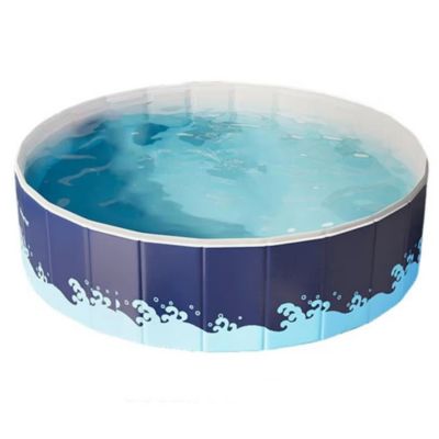 Piscine pliable de 150 cm, piscine de jardin pour enfants, piscine ronde en PVC, piscine familiale d'été,adaptée au jardin,bleu