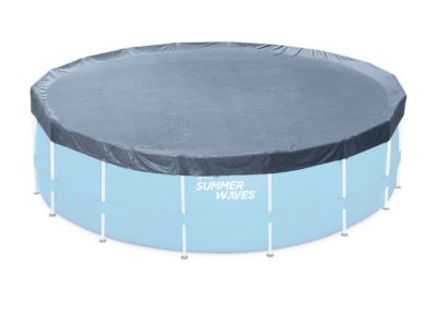 Piscine tubulaire Active Frame Pool ronde effet rotin 4,88 x 1,22 m - Summer Waves