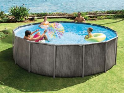 Piscine tubulaire Baltik ronde 4,57 x 1,22 m - Intex