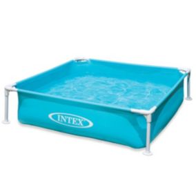 Piscine tubulaire carrée 1,22 x 1,22  x 0,30 m - Intex