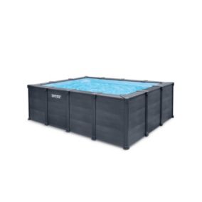 Piscine Tubulaire Graphite rectangulaire 4x3x1,24m