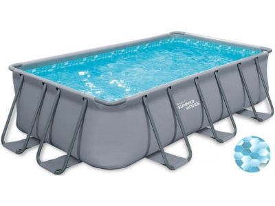 Piscine tubulaire LUDO 3  5.49 x 2.74 x 1.32 m  filtration à  sable 5,1m3H