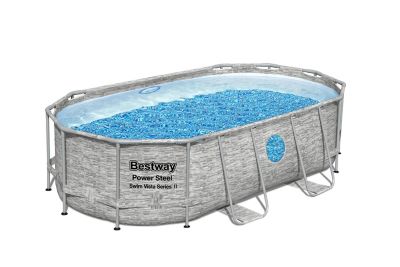 Piscine tubulaire ovale Bestway Power Steel Swim Vista 4,27 x 2,50 m x H1 m avec filtration