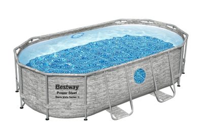 Piscine tubulaire ovale Bestway Power Steel Swim Vista 4,27 x 2,50 m x H1 m avec filtration