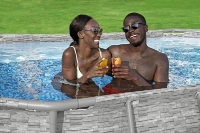Piscine tubulaire ovale Bestway Power Steel Swim Vista 4,27 x 2,50 m x H1 m avec filtration