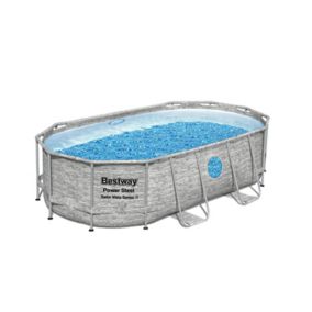 Piscine tubulaire ovale Bestway Power Steel™ SwimVista™ 4,27 x 2,50 x h.1 m