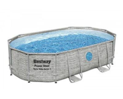 Piscine tubulaire ovale Bestway Swim Vista 4,88 x 3,05 m x H1,07 m avec filtration