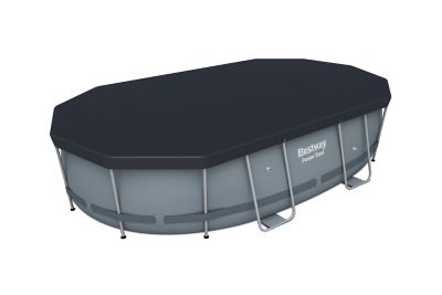 Piscine tubulaire ovale Power Steel Bestway L.488 x l.305 cm