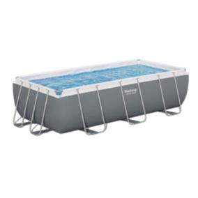 Piscine tubulaire Power Steel rectangulaire 4,04 x 2,01 x 1,00 m - Bestway