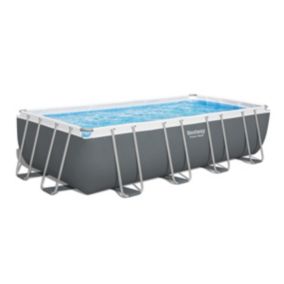 Piscine tubulaire Power Steel rectangulaire 5,49 x 2,74 x 1,22 m - Bestway