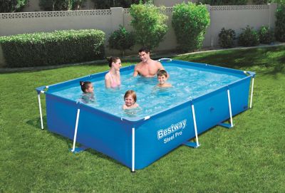 Piscine tubulaire rectangulaire Bestway Steel Pro™ 2,59 x 1,70 x h.0,61 m