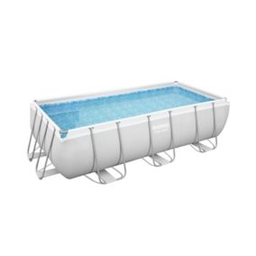 Piscine tubulaire rectangulaire Power Steel Bestway 4,04 x 2,01 x h.1 m