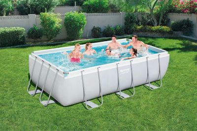 Piscine tubulaire rectangulaire Power Steel Bestway 4,04 x 2,01 x h.1 m