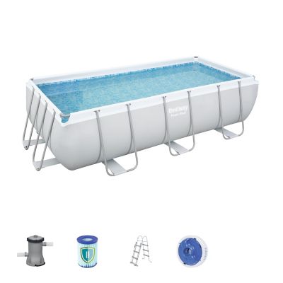 Piscine tubulaire rectangulaire Power Steel Bestway 4,04 x 2,01 x h.1 m