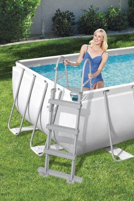 Piscine tubulaire rectangulaire Power Steel Bestway 4,04 x 2,01 x h.1 m
