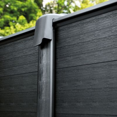 Piscine tubulaire rectangulaire pvc graphite 6 x 3 x 1,24 m Intex