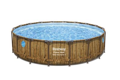 Piscine tubulaire ronde Bestway Power Steel™ Swim Vista™ ø5,49 x h.1,22 m